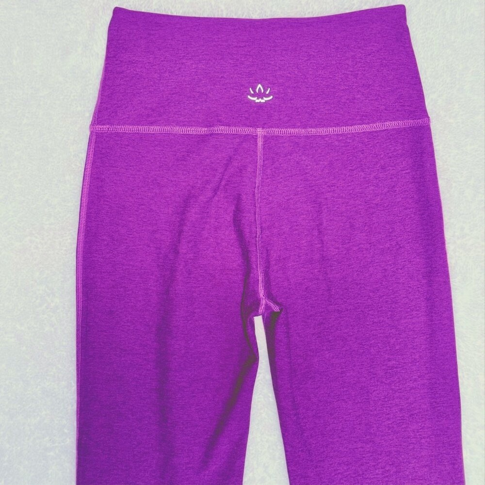 BEYOND YOGA Spacedye Bootcut Pant Super Soft Stretch Raspberry Pink Women L - Picture 4 of 12